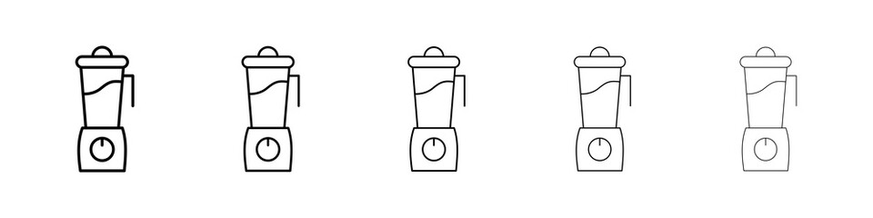 Blender icon symbol pictogram. stroke designs.