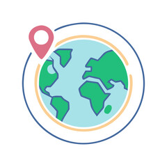  Mapping Geographics Icon Design
