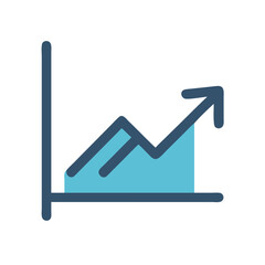  Icon of Graph Showing Market Growth