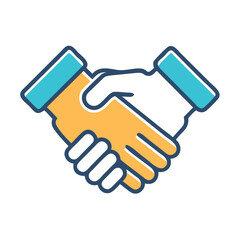  Icon of Handshake for Collaboration