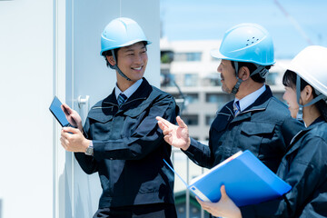 現場で働く作業員