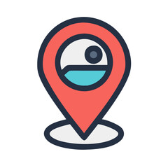  Location Pin Design Icon