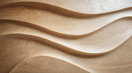 Obraz premium Organic wood paneling