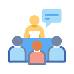  Modern Meeting Icon for Discussions