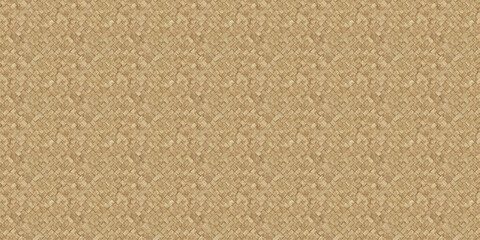 Natural French  inen texture border background. Ecru flax fibre seamless edge pattern. Organic yarn...