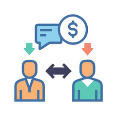  Modern Negotiation Icon for Agreements