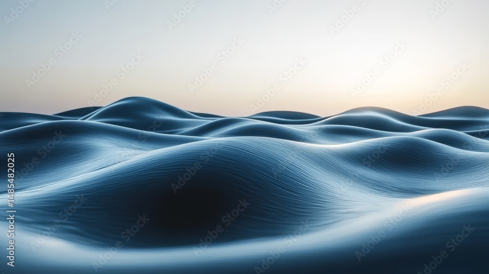 Poster blue water pattern combined with splash, creating an artistic background