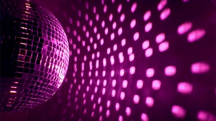 purple disco ball - Powered by Adobe