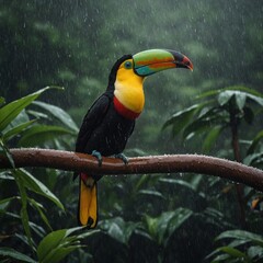 Obraz premium toucan on a branch