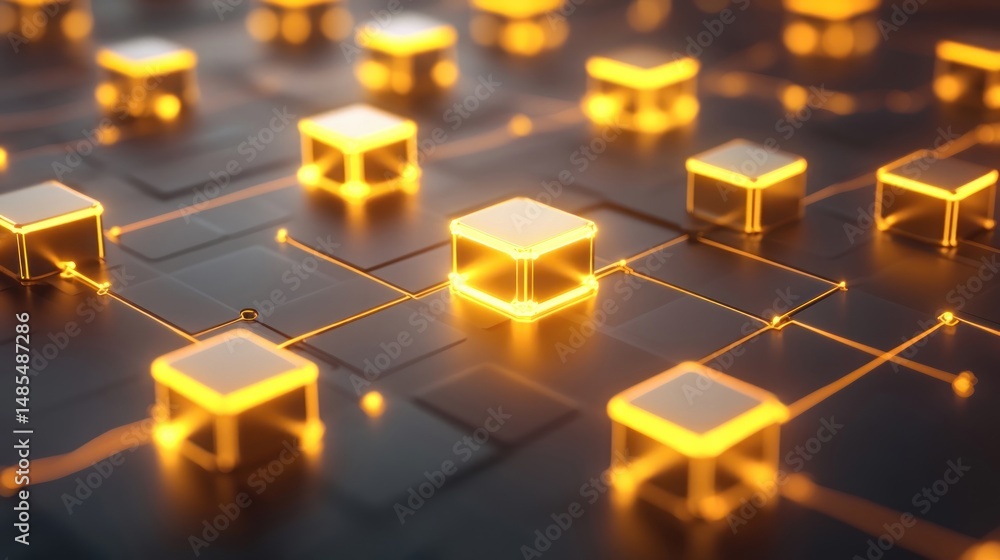 Poster illuminated network: a visual representation of interconnected data cubes