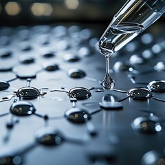 Nano-coatings for water repellent surfaces developing nano-coatings to create water-repellent surfaces, enhancing durability and performance of materials.