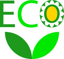 Eco Green Leaves Minimalist Nature Design