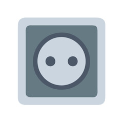 Fototapeta premium Icon for Power Socket Connections