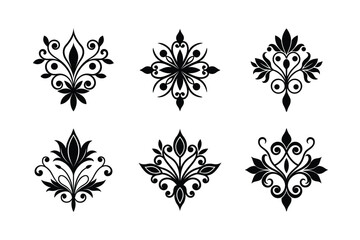 Classic Botanical Flourish Vector Icon