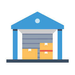  Modern Warehouse Icon for Logistics