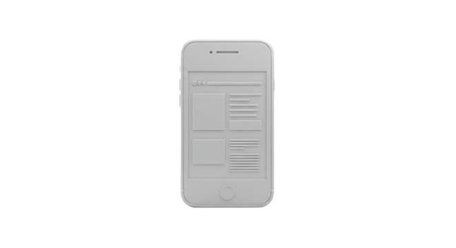 Smartphone mock up template