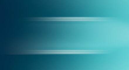 Obraz premium Teal gradient background with blurred lines