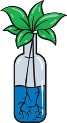 Plant on the Bottle