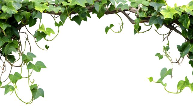 Twisted Wild Liana Vine Plant Nature Frame Jungle Border