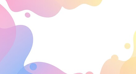 Abstract Pastel Color Background: A mesmerizing abstract background, adorned with flowing pastel colors, creating a visual symphony of soft hues and gentle forms. Perfect for modern design projects.