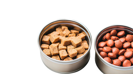 Professional White Background Soft Pet Food Canned Dog Paw Image