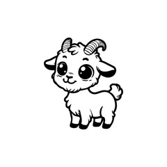 a illustration of goat
