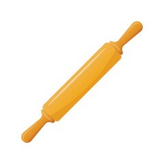 Rolling pin icon in flat style. Cooking equipment vector illustration on isolated background. Cookware sign business concept.