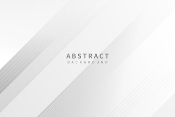 abstract elegant white and gray background with diagonal stripes lines