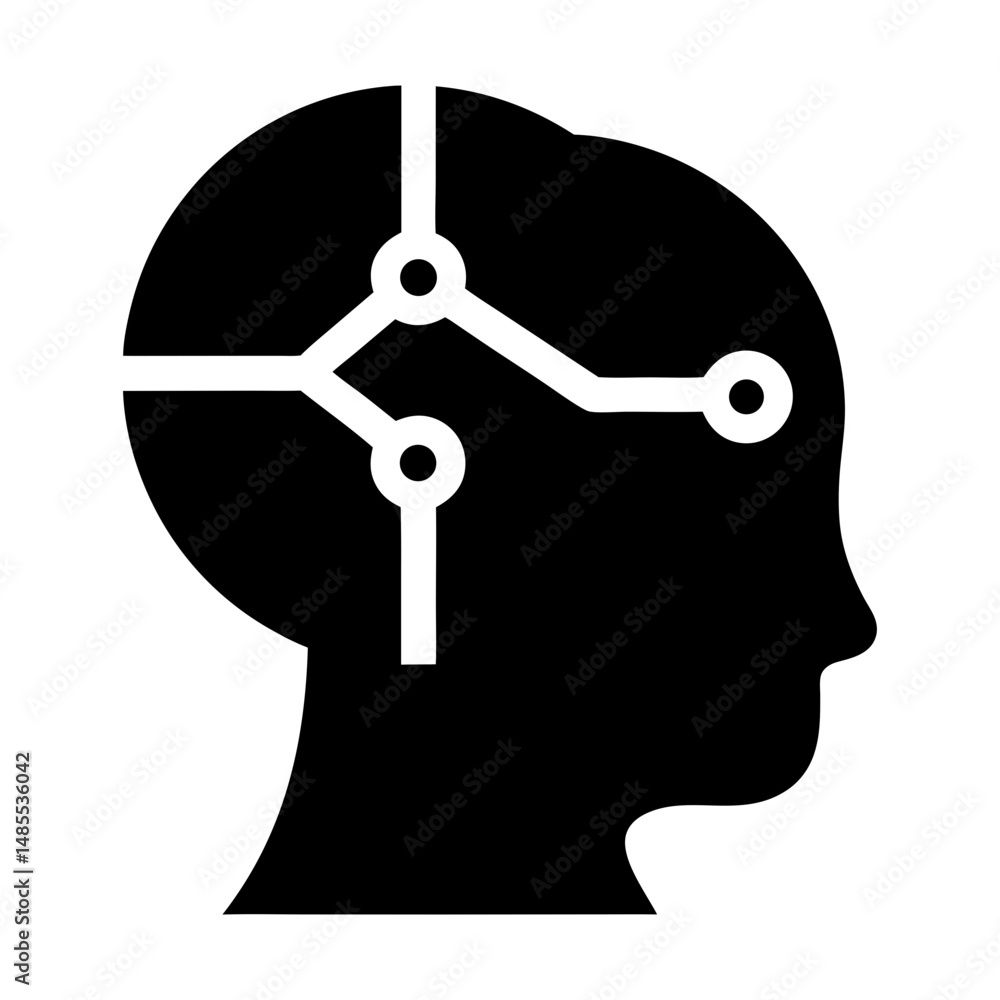 Poster anomaly detection icon vector