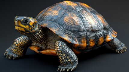 Obraz premium Eastern Box Turtle Studio Shot