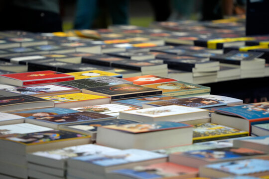 TORINO, ITALY - MAY 15 2025 - Salone Internazionale del Libro (International Book Fair) at Lingotto Fiere Turin is the most important italian festival in the publishing world of reading.