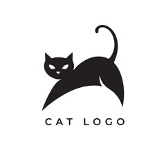 cat logo black