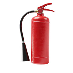 red fire extinguisher for car safety use