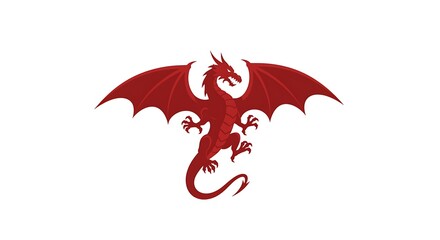Crimson Majesty in Flight
