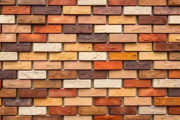 Colorful Brick Wall Texture Background