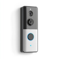 Wireless video doorbell camera smart home security system with motion detection and two way audio 1080p