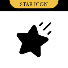 Stars collection. Star vector icons. Golden and Black set of Stars, isolated on transparent background. Star icon. Stars in modern simple flat style. Vector