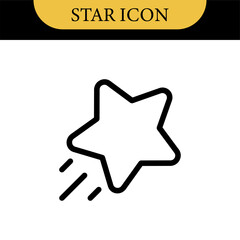 Stars collection. Star vector icons. Golden and Black set of Stars, isolated on transparent background. Star icon. Stars in modern simple flat style. Vector