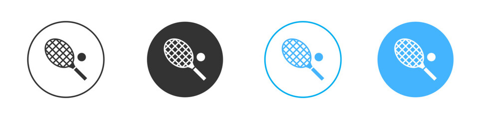 Tennis icon Editable flat style, illustration icons