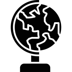 Earth Globe Icon Vector Element