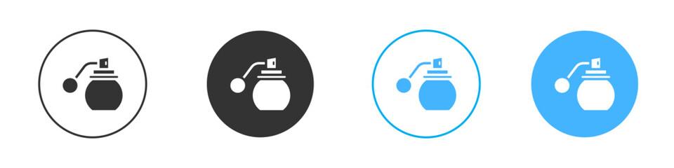 Perfume bottle icon Editable flat style, illustration icons