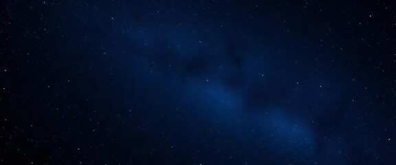 Naklejka premium Vast, dark cosmic expanse speckled with vibrant blue and white stars, blue, constellations