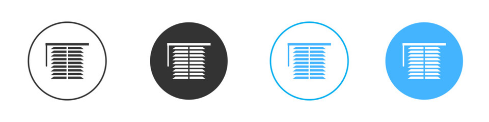 Blinds icon Editable flat style, illustration icons