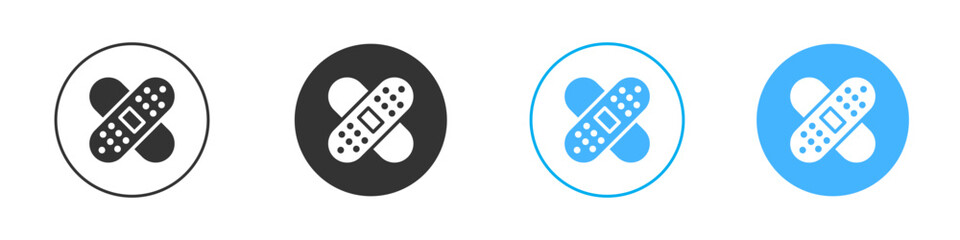 Band aid icon Editable flat style, illustration icons