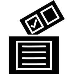 Fototapeta premium Vote Icon Vector Element