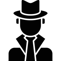 Detective Icon Vector Element