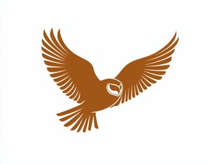 Obraz premium Soaring Bird Silhouette