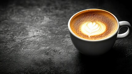 Aromatic coffee latte art