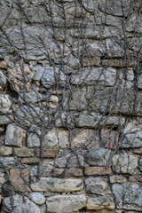 Remains of Historic Belgrade Fortress in Kalemegdan park in Belgrade, Serbia