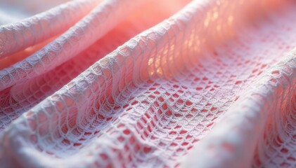 Geometric eyelet lace overlay on sheer fabric , clean, repeat, geometric